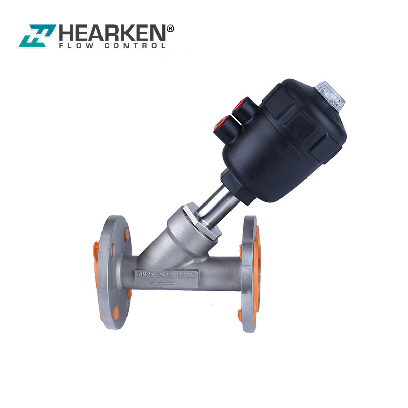 Plastic Pneumatic Angle Seat Valve