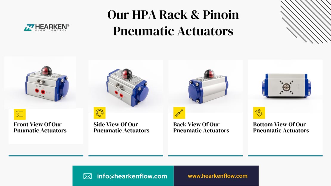 rack and pinion pneumatic actuator