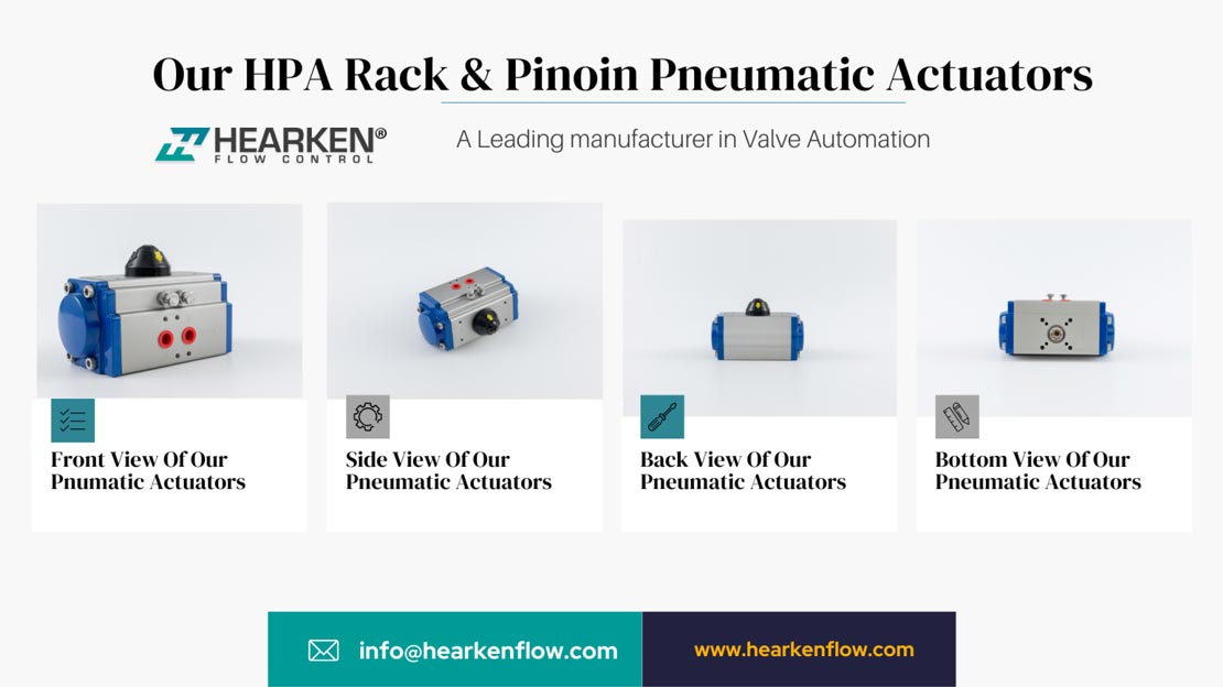 rack and pinion pneumatic actuator