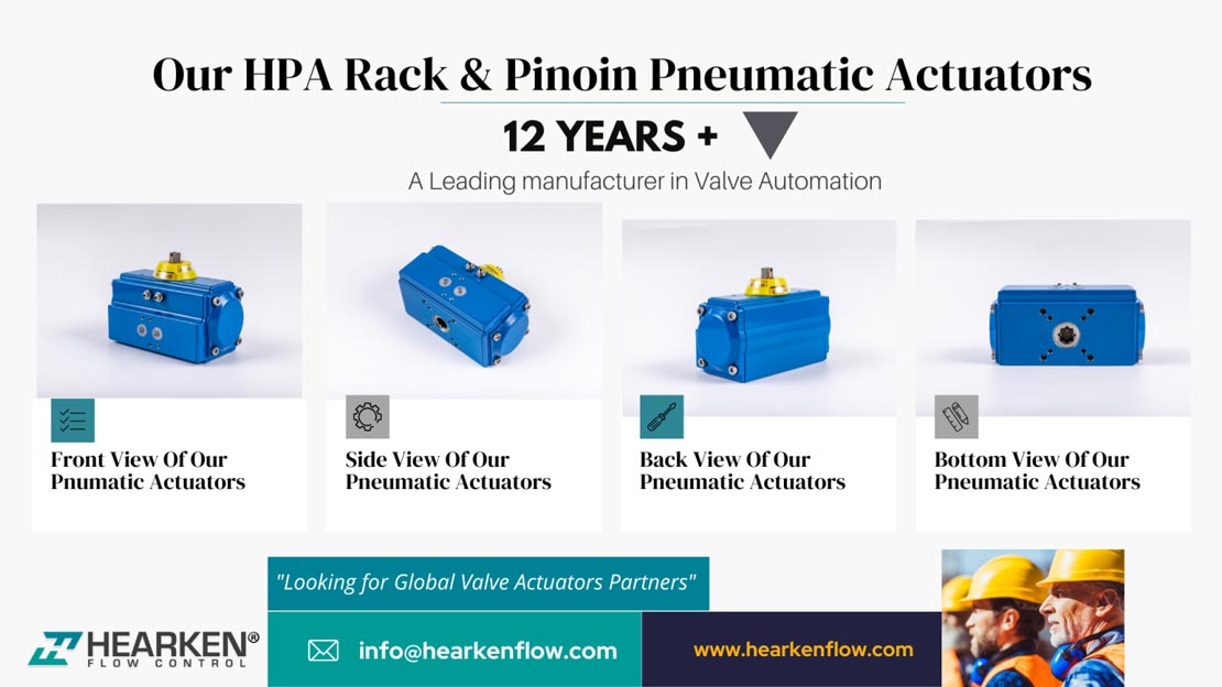 rack and pinion pneumatic actuator