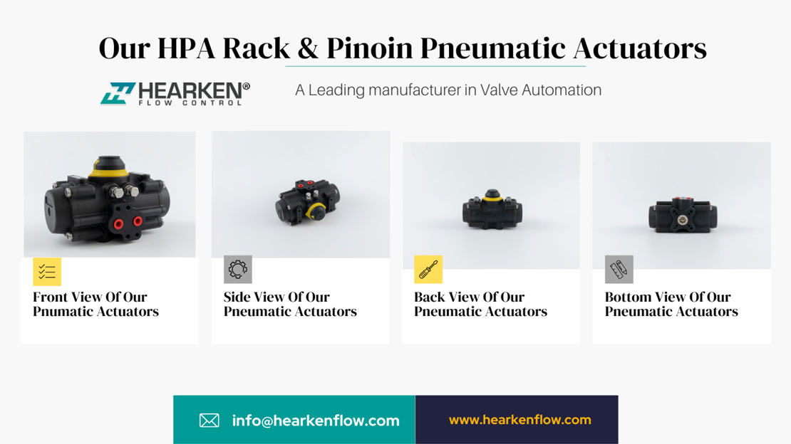 rack and pinion pneumatic actuator