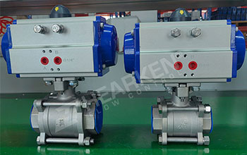 What is pneumatic actuated ball valve?