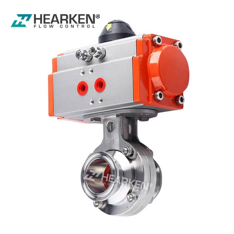 Sanitary Pneumatic Butterfly Valve